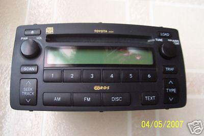 05 - toyota-corolla- radio,6 disc in dash(new take out)