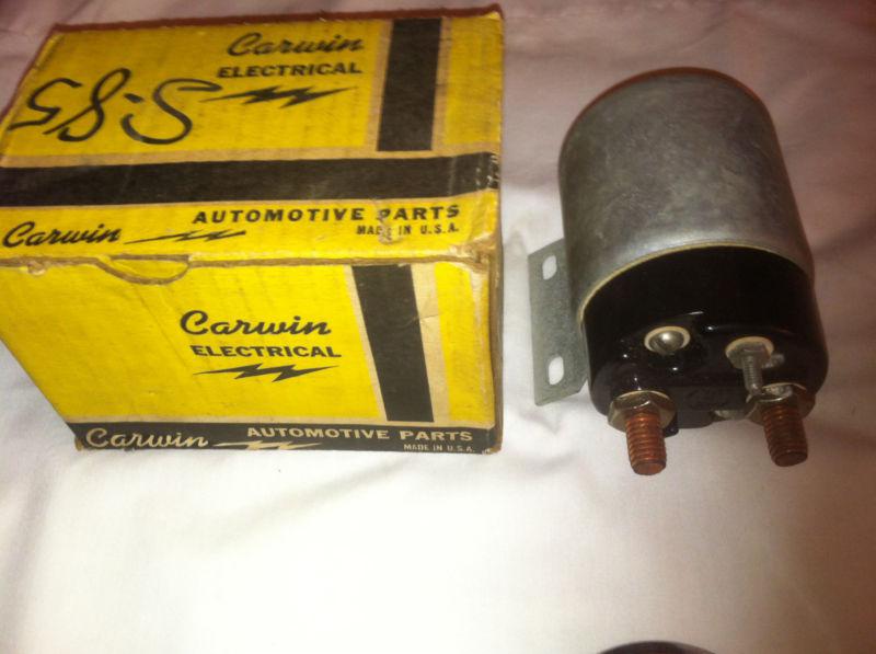 Nos carwin brand starter solenoid in its original box; part # s-85