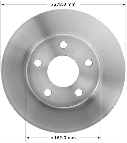 Bendix brakes brake rotor iron solid surface front buick chevy olds pontiac ea