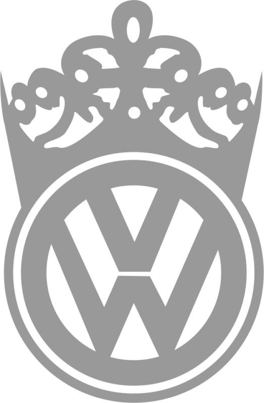 Vw queen vinyl decal sticker euro vag golf jetta gti gli mk1 mk2 mk3 mk4 mk5 mk6