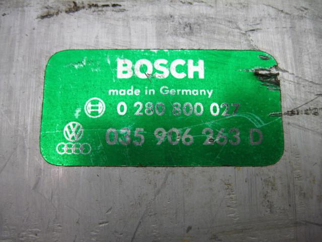 LAMBDA COMPUTER AUDI 4000 5000 GOLF JETTA 80 - 87 0280800027 035906263D 534448, US $44.99, image 3