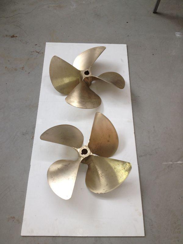 Sell New Acme Nibral Inboard Props 19 X 23 Matched Set 4 Blades 1 1/2" Shaft in Massapequa, New