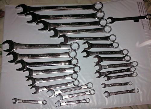 Lot of 23 wrenches