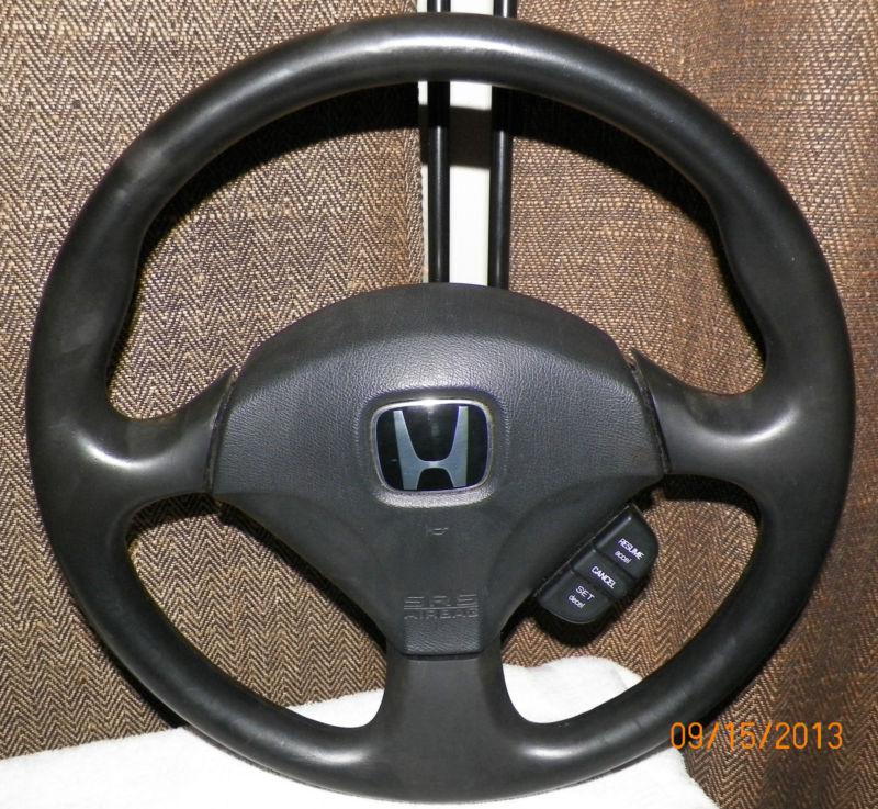 Sell ACURA HONDA CIVIC SI Integra RSX EP3 STEERING WHEEL W/GOOD AIRBAG