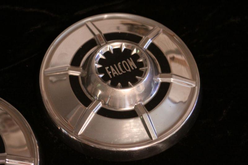 Sell Set Of 2 FORD FALCON CENTER HUB CAPS HUBCAPS COVER 62 64 65 in