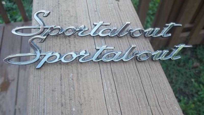 Amc 1970's hornet sportabout body emblems==super nice used