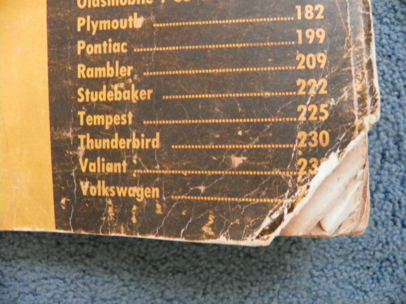 1965 Chilton Wiring Diagrams American Passenger Cars & VW 1960- 1965, US $18.00, image 3