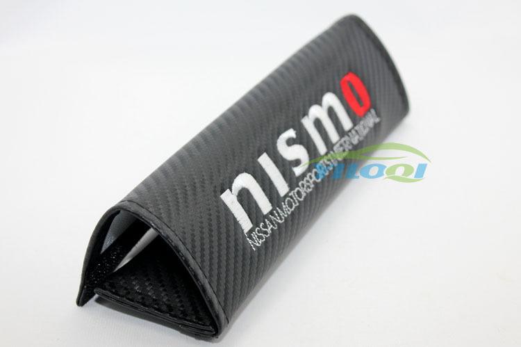 A Pair Nismo Sport carbon fiber Car Seatbelt Cover Shoulder Pad Pads For Nissan, US $0.99, image 2
