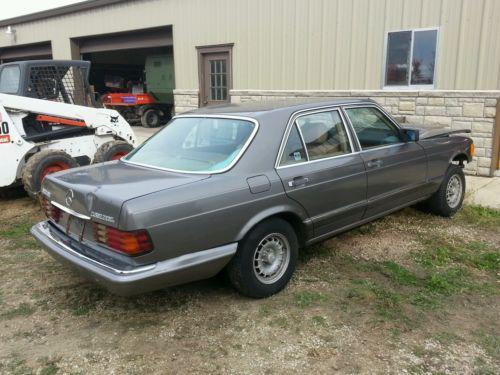 1983 mercedes benz turbo diesel 300sd parts car as is