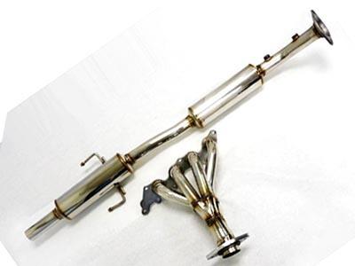 Obx exhaust headers w/ dp 03-08 mazda6 mazda 6 2.3l l4 