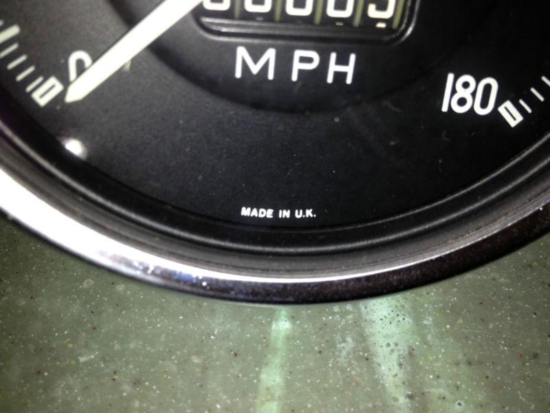 Sell NOS SMITHS MECHANICAL SPEEDOMETER GAUGE 100MM 180 MPH 427 FORD AC