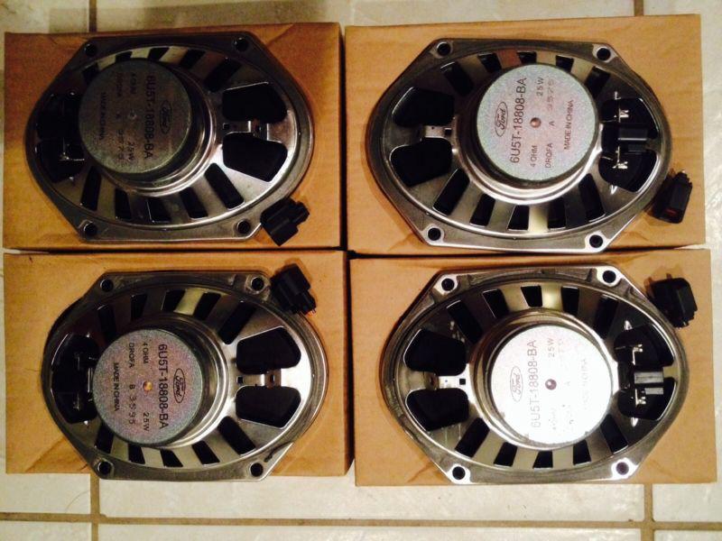 Sell 0408 FORD F150 FRONT AND REAR SPEAKERS SET OF 4 OEM W/HARNESS