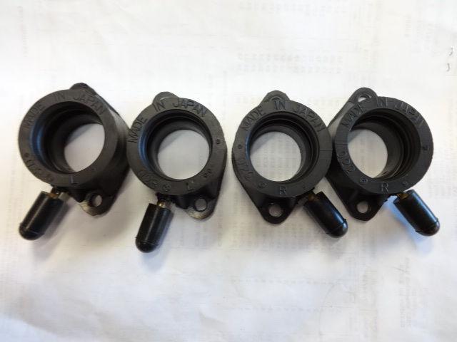 Kawasaki kz1000b 1977-1980  carb holders/intakes flanges right and left set of 4