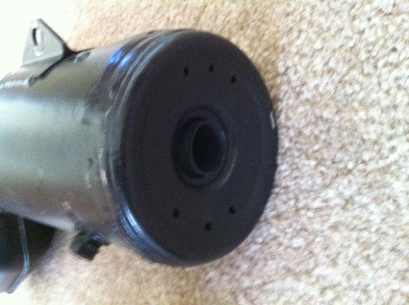 Sell 2000 Kawasaki KLR 650 stock Exhaust Pipe Muffler Spark Arrester in