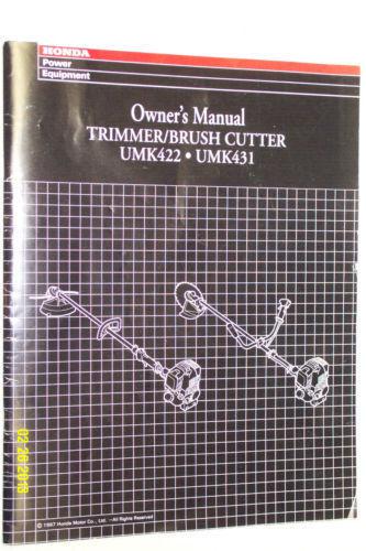   honda trimmer/brush cutter  umk422-umk431 owners manual 