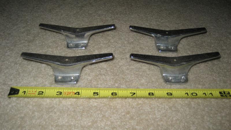 Vintage 6 " boat cleats set of 4