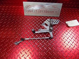 00 - 01 honda cbr 929 929rr oem left rear set with shifter &amp; linkage str8 9293