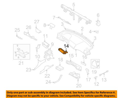 Subaru oem 06-08 legacy-clock 85201ag111