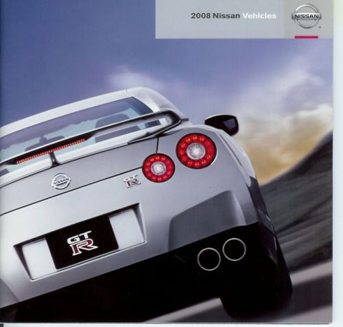 2008 nissan full line brochure   cars and trucks