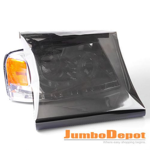 Sell 15" X 58" Black Vinyl Film DRL Headlight Tail Light Cover For