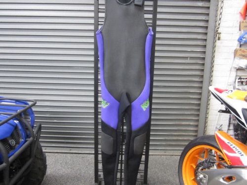 Kawasaki mens wetsuit 100% neoprene sleeveless john size large new old stock