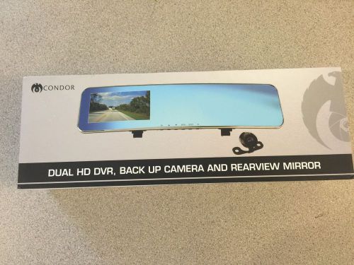Condor hd dvr, back up camera and rear view mirror