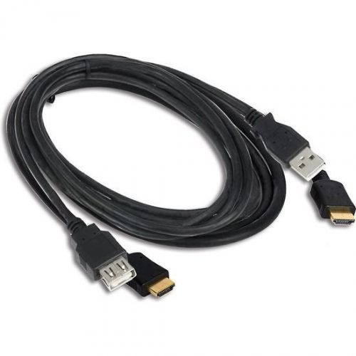 Dual dl5i 5 ft. hdmi display link cable and usb extension cable for apple device