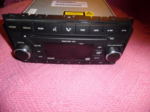 07 08 09 10 chrysler dodge jeep radio mp3 cd player p05064420af