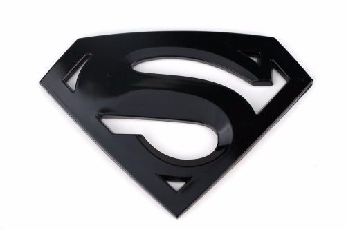 Car 3d logo rear side metal badge emblem sticker decal superman comics new