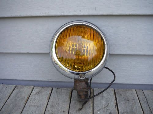 Vintage 5&#034; griffin fog lamp light 1940&#039;s car auto with bracket hot rod rat rod