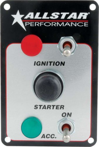 Allstar performance 2-5/8 x 3-3/4 in dash mount switch panel p/n 80164