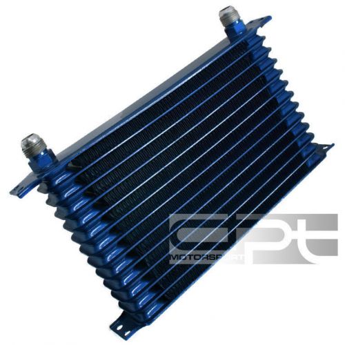 Sell 12 ROW ENGINE/TRANSMISSION RACING 10AN BLUE ALUMINUM POWDER