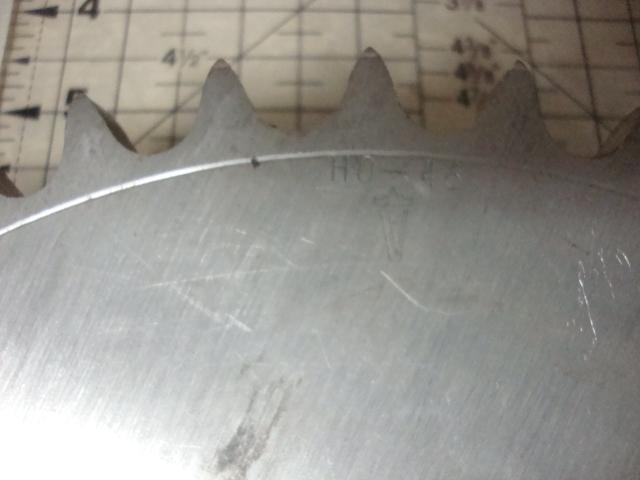 HONDA CB750 NOS CB750F CB 750A REAR SPROCKET 43 TOOTH 630 CHAIN NOS VINTAGE, US $49.99, image 2