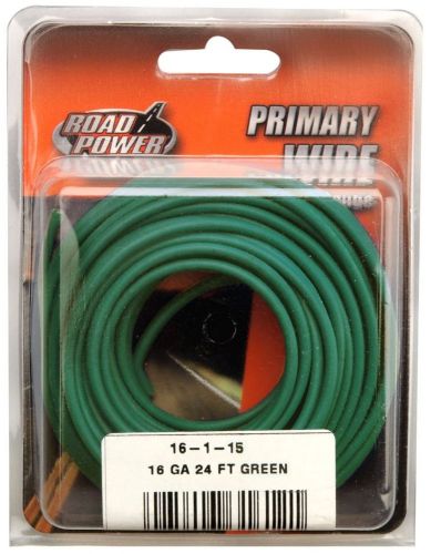 Road power 56422033 primary electrical wire, 16 gauge, 24&#039;, gree