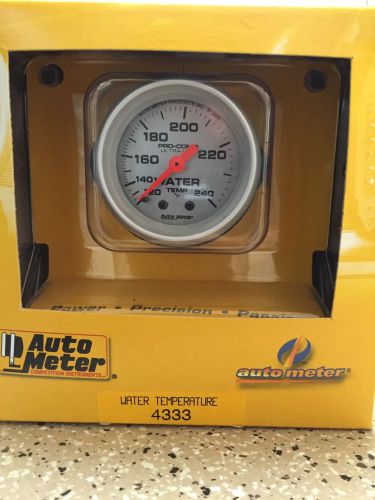 Autometer water temp gauge