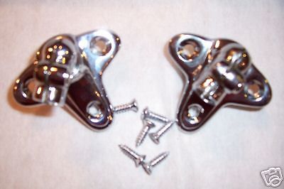 1955 1956 1957 1958 chevy chrome sunvisor brackets new belar sedan wagon hardtop