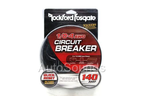 Rockford fosgate rfcb140 140 amp circuit breaker 1/0-4 awg inline amplifier fuse