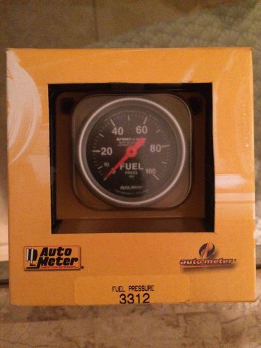 Auto meter fuel pressure 3312