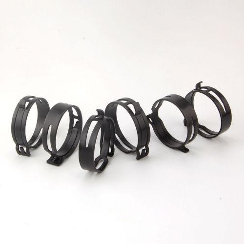 10x diameter=40mm 1-23/40" 1.575" spring clip action fuel hose line clamps