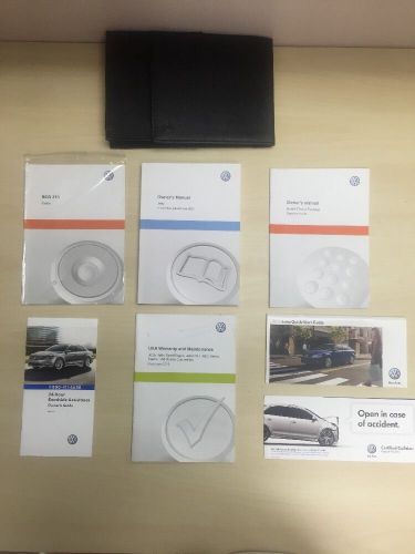 Volkswagen jetta 2013 owners manual books w/case oem