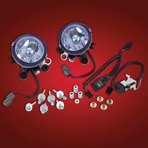 Show chrome 52-904 halogen fog lights blue lens o6-10 ab &amp; 12-16 gl1800 goldwing