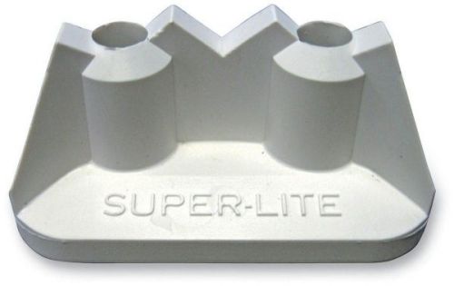 Stud boy super-lite pro series double backer plates white .75" 2512-p2-wht