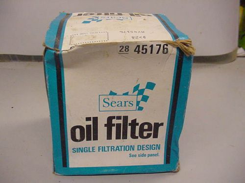 Vintage sears oil filter #28 45176 - new in box