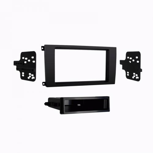 Metra 99-9604b 03-10 porsche cayenne vehicle single/double din dash kit - black
