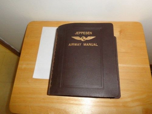 Vintage &#034;(1961) jeppesen airway manual-united states complete&#034;