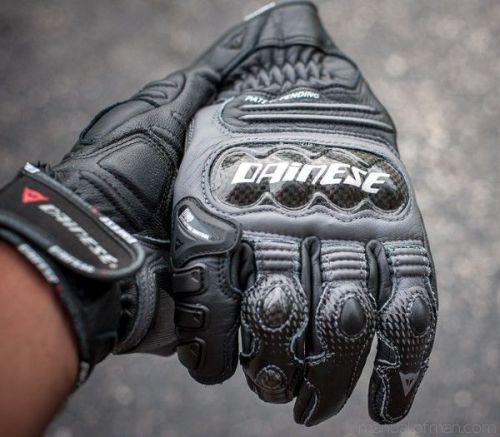 Dainese carbon cover st gloves 1815635-691 size: m **goat leather/kevlar!