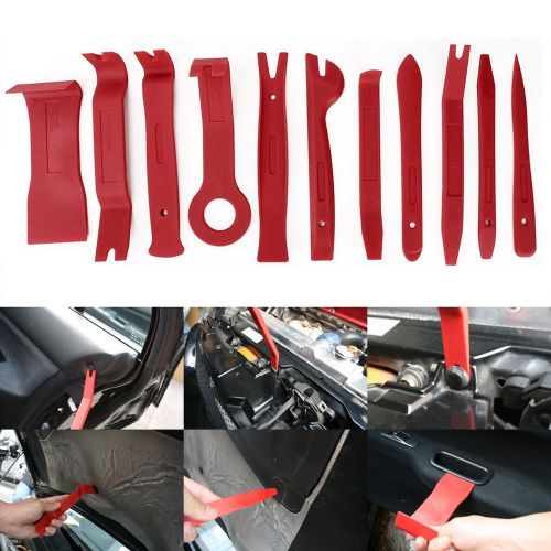 11pcs vehicle multifunctional trim removal tool set to remove panel upholstery
