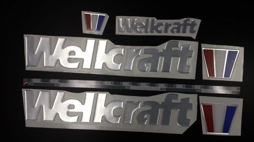 Wellcraft boat emblem stickers 19&#034; - 47.89 cm