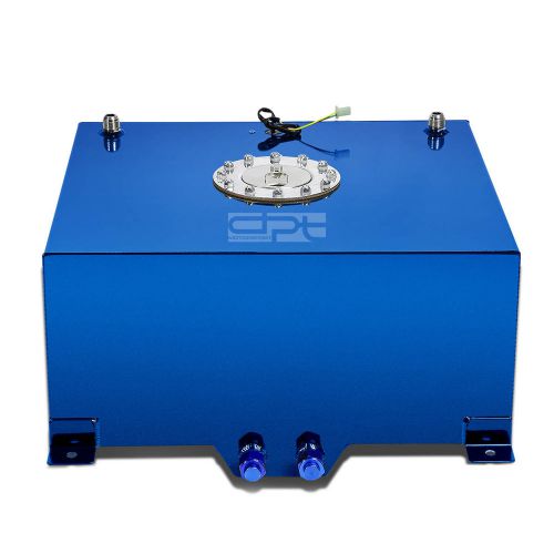 15.5 gallon/59l lightweight blue coat aluminum race fuel cell tank+level sender