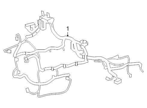 Chrysler oem  engine wiring harness 04801813ac image 1
